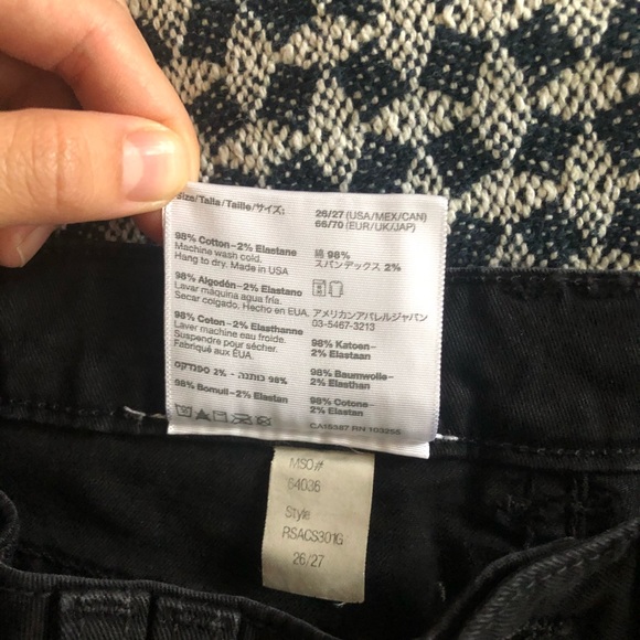 American Apparel Black Side Zip Shorts - Picture 4 of 4